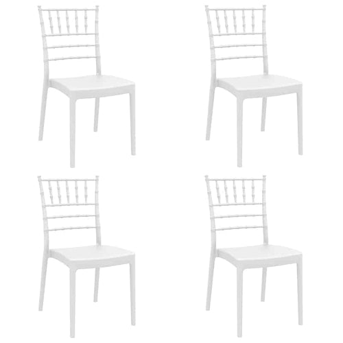 Pack de 4 sillas Josephine Blanco