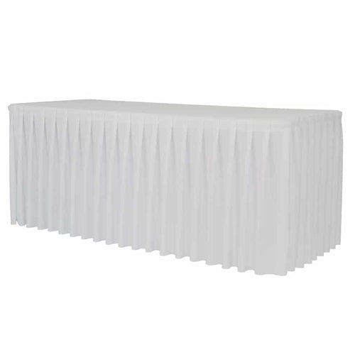 Funda Plisada para Mesa XXL 240 - Color Blanco