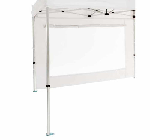 Pared con ventana 4,5m 520g Fire Retardant. Blanco