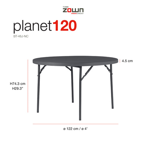 Mesa Redonda Plegable Planet 120 New Zown Classic