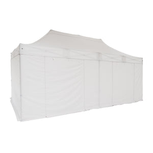 Pared con puerta cremallera 4,5m 520g Fire Retardant. Blanco