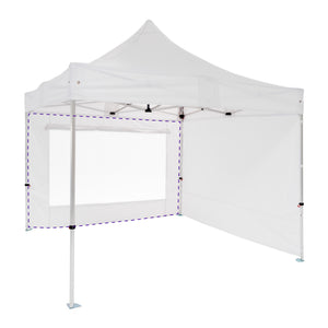 Pared con ventana para carpa 4,5 metros