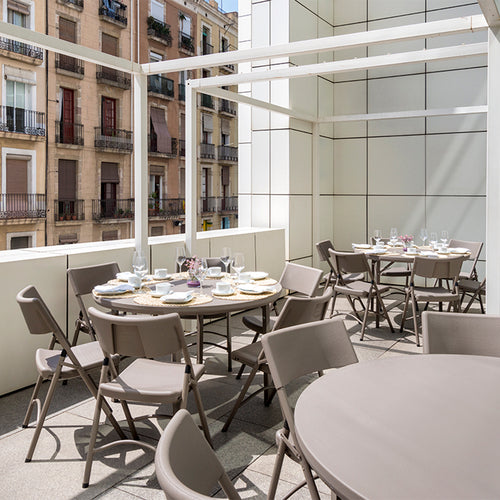 Mesa Redonda Plegable 122 cm Planet 4 Zown Premium