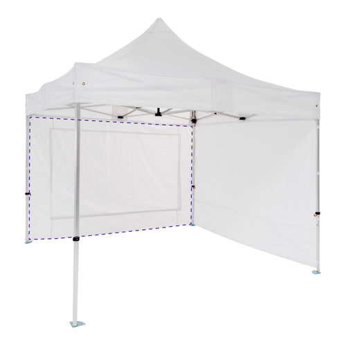 Pared con ventana para carpa 3 metros