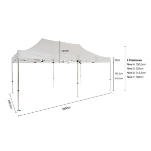 Carpa plegable 3x6 Aluminio Expert