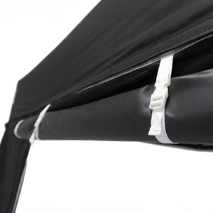 Pared con puerta cremallera 4,5m 520g Fire Retardant. Blanco