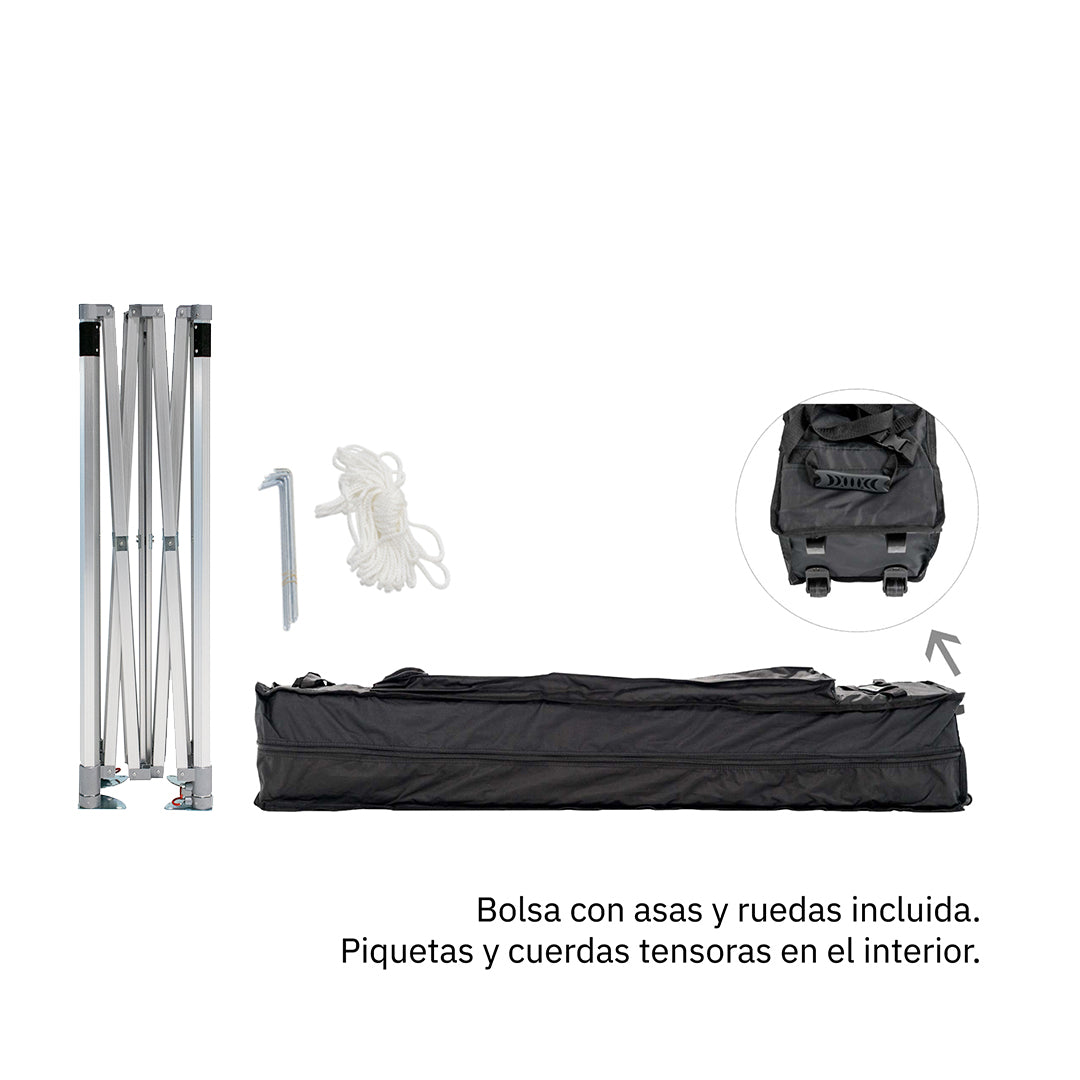 Carpa plegable 3×4,5 Aluminio ExpertPlus+