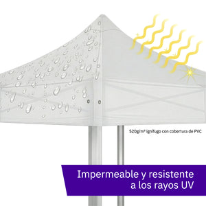 Carpa plegable 3×4,5 Aluminio ExpertPlus+