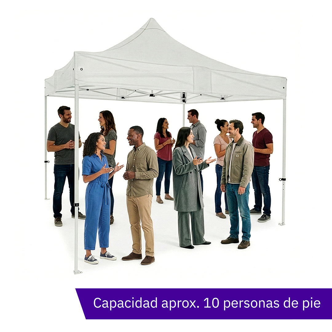 Carpa plegable 3×3 Acero Basic