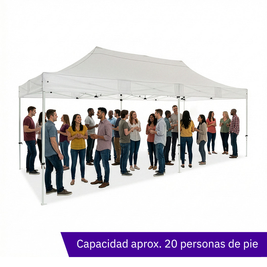 Carpa plegable 3×6 Acero Basic