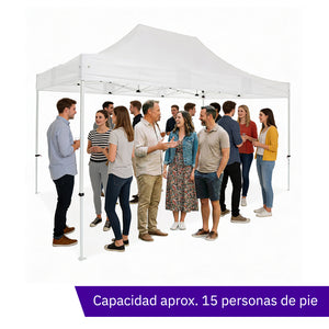 Carpa plegable 3×4,5 Acero Basic