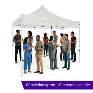 Carpa plegable 3×3 Aluminio ExpertPlus+