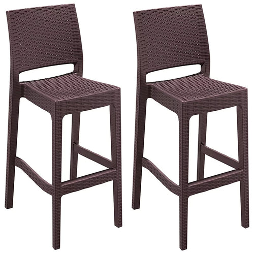 Pack 2 Taburetes de Exterior Jamaica Bar Ratán