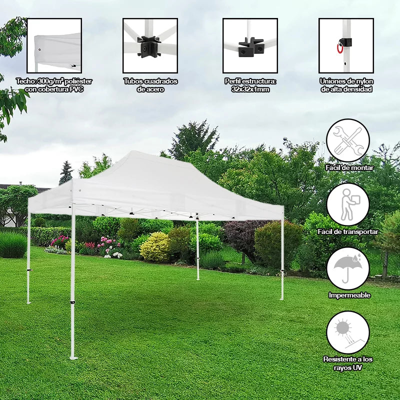 Carpa plegable 3×4,5 Acero Basic imagen adicional eventos profesional exterior hostelería