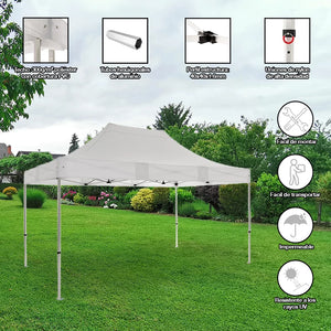 Carpa plegable 3×4,5 Aluminio Expert detalle características hostelería eventos exterior