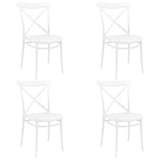 Pack 4 Sillas de Exterior Cross