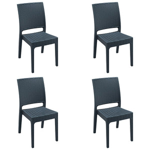 Pack 4 Sillas de Exterior Florida Ratán profesional hostelería eventos restaurante