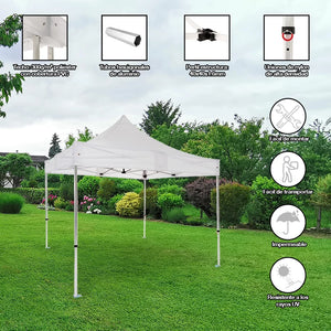 Carpa plegable 4×4 Aluminio ExpertPlus+ imagen adicional eventos profesional exterior hostelería