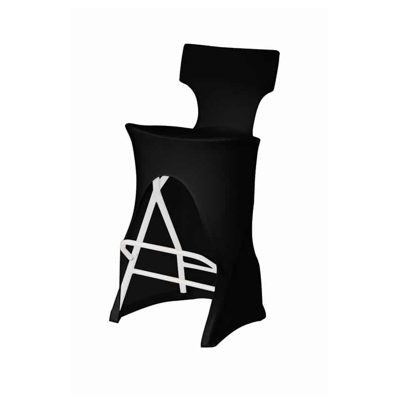 Funda Elástica para Taburete Alvar - Color Negro profesional hostelería eventos restaurante
