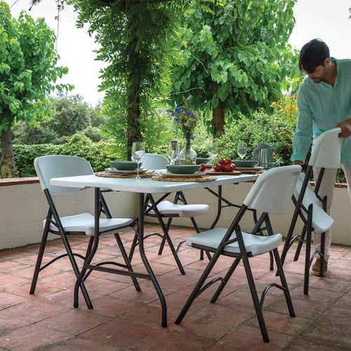 Mesa plegable tipo maleta Oskar180