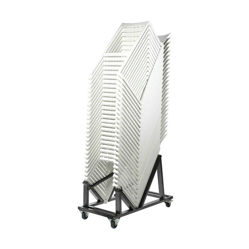 Pack 25 Taburetes altos para Bar Apilables Kasar con carro de transporte incluido