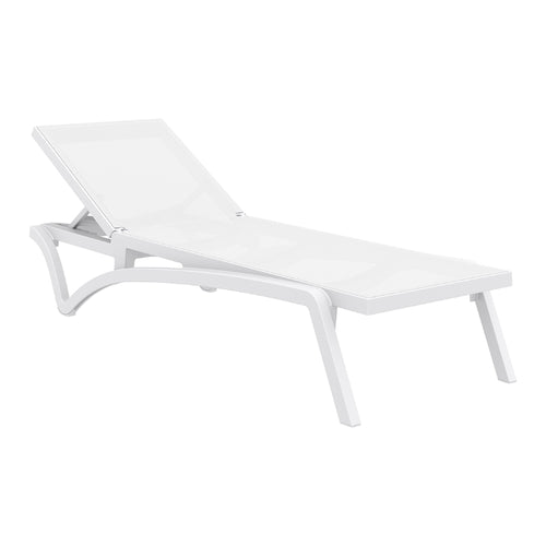 Pack de 2 Tumbonas Pacific Blanco SIESTA EXCLUSIVE