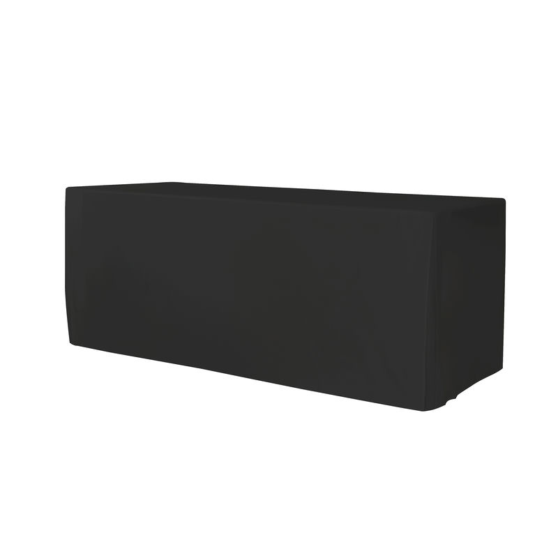 Funda Lisa para Mesa de 180 x 75 cm - ZOWN XL180 - Negro profesional hostelería eventos restaurante