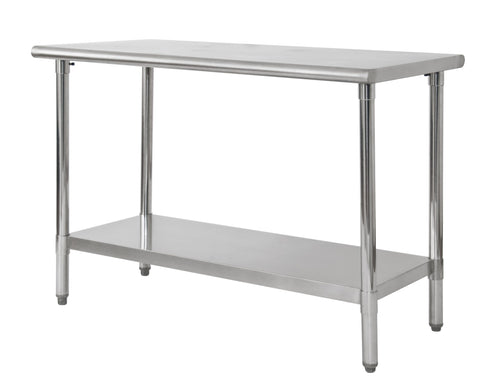 Mesa de trabajo acero inoxidable 122 x 61 x 89 cm