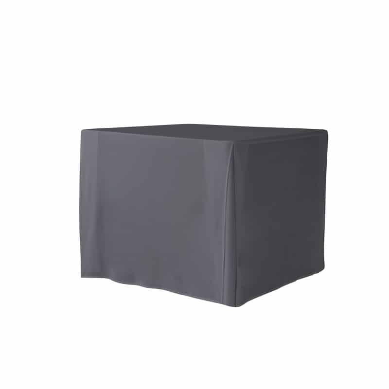 Funda Gris Antracita Lisa para Mesa Cuadrada 90x90 cm profesional hostelería eventos restaurante