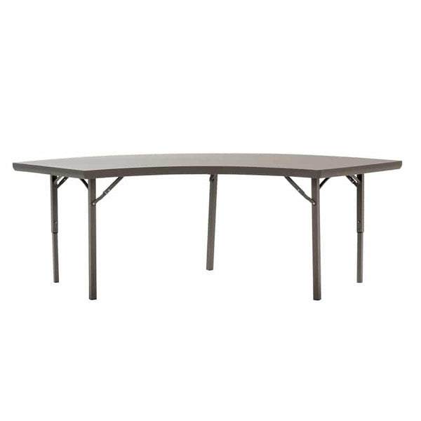 Mesa Plegable Medialuna XL crescent Zown Premium profesional hostelería eventos restaurante