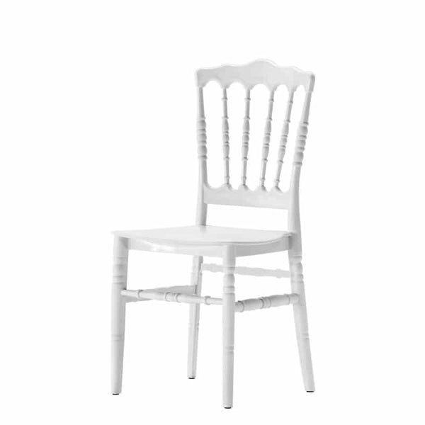 Silla Napoleon blanca profesional hostelería eventos restaurante