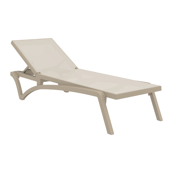 Pack de 2 Tumbonas Pacific Taupe SIESTA EXCLUSIVE profesional hostelería eventos mobiliario