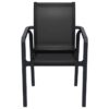 003 pacific armchair black front 3 800x800
